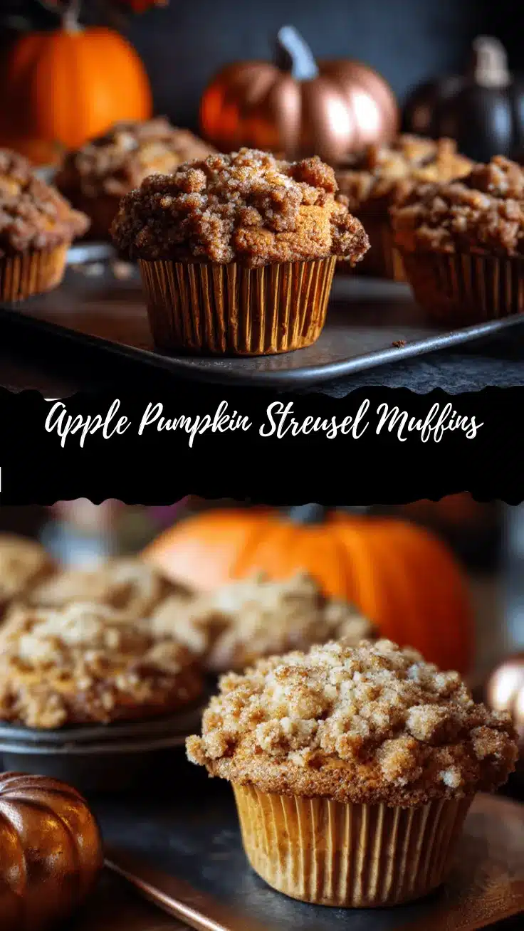apple pumpkin streusel muffins recipe