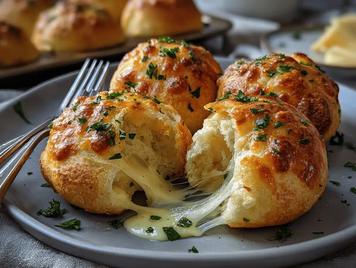 cheesy garlic butter bombs preparation steps