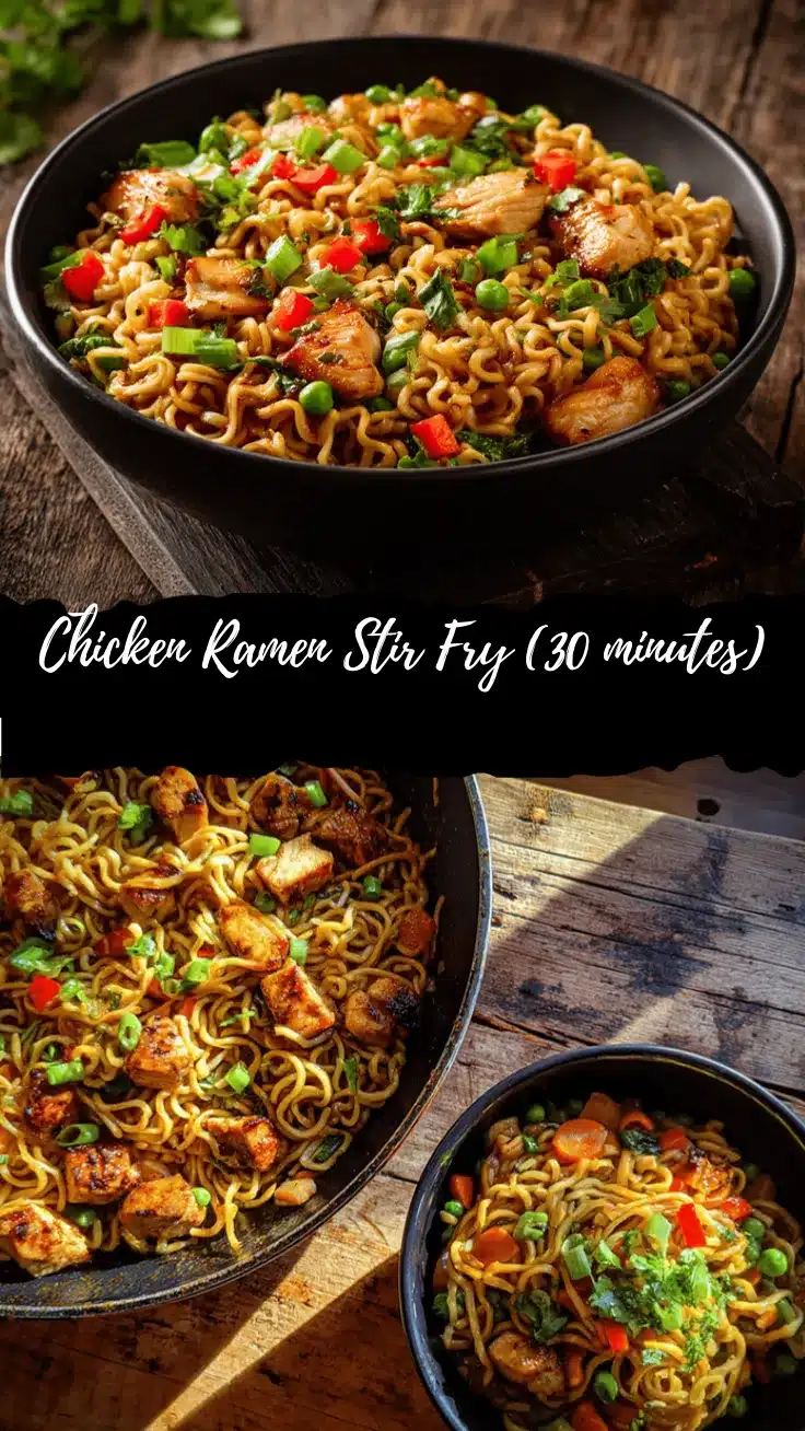 chicken ramen stir fry recipe