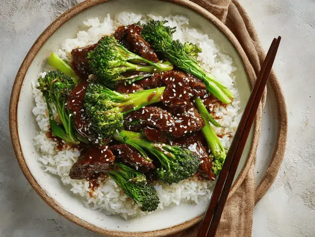Chinese beef and broccoli - featured image