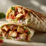 chipotle ranch grilled chicken burrito - featured image