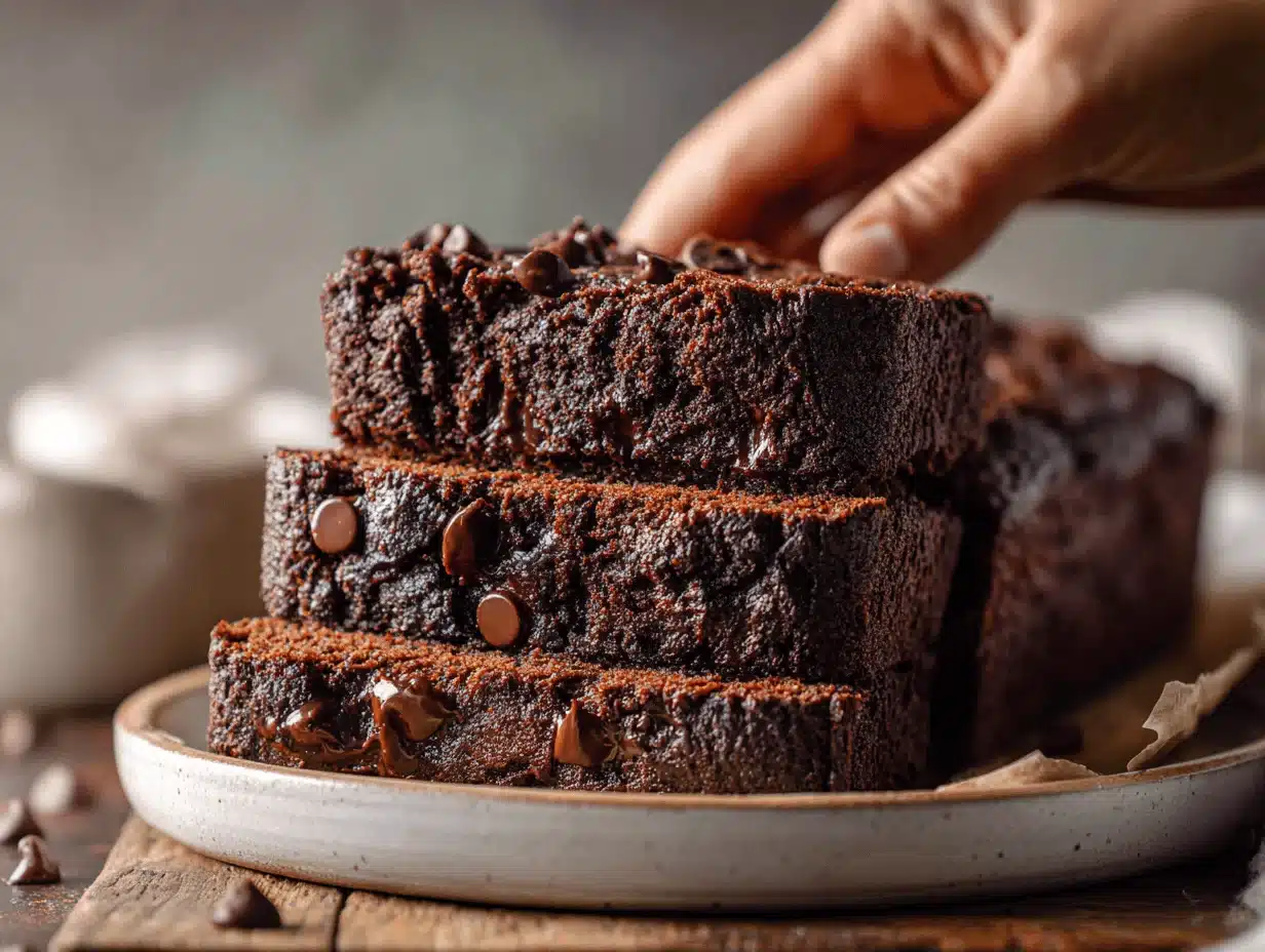 chocolate pumpkin bread - featured image
