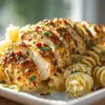 creamy garlic Parmesan chicken pasta - featured image