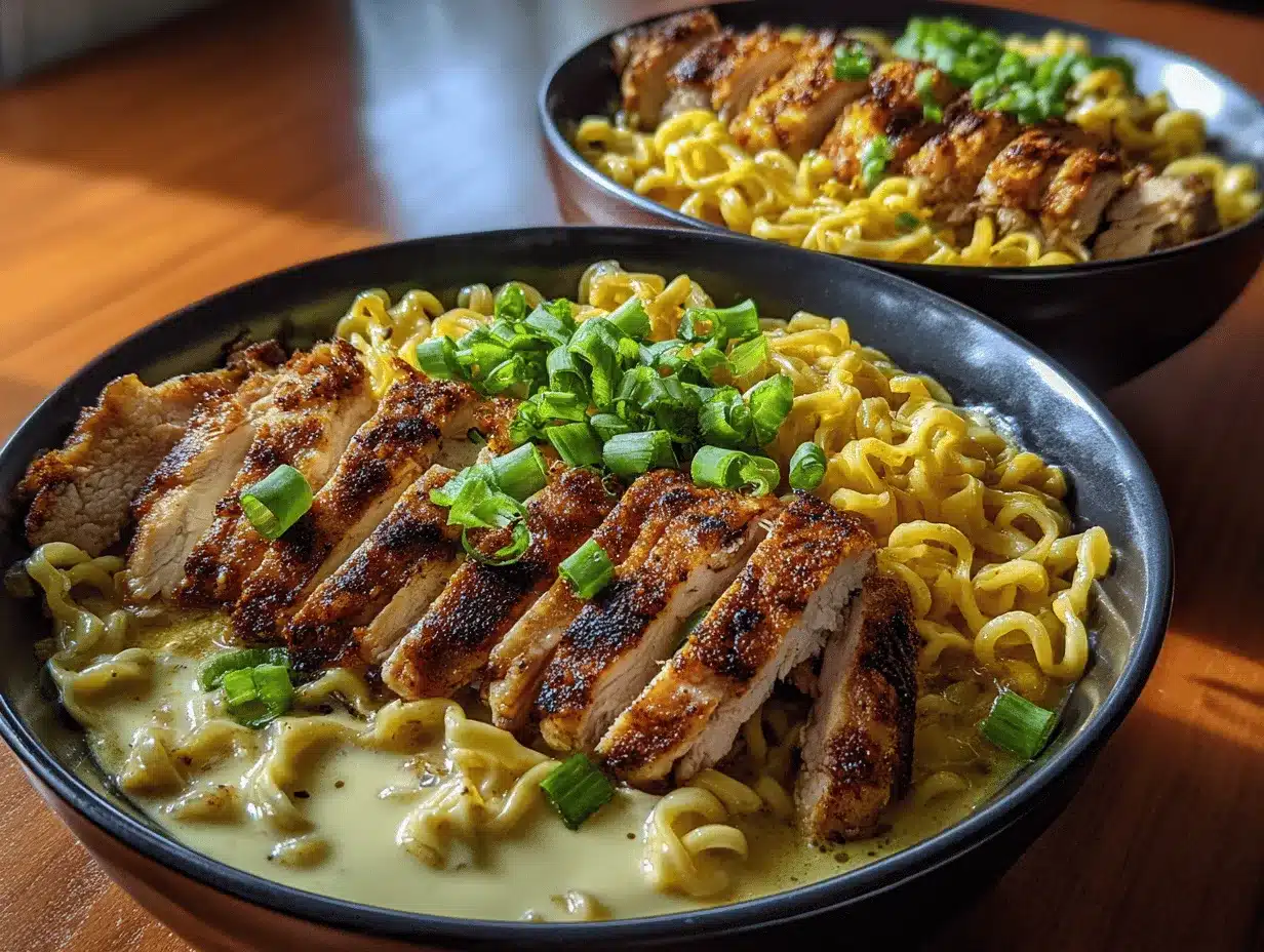 fiery chicken ramen preparation steps