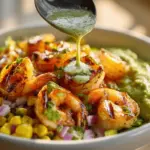 grilled shrimp bowl - featured image