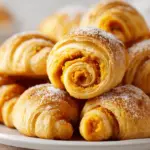 mini pumpkin pie crescent rolls - featured image