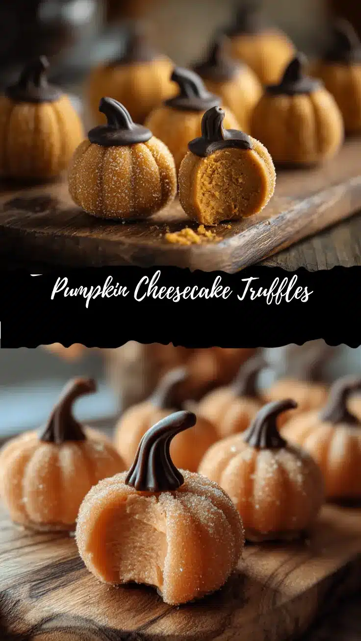 pumpkin cheesecake truffles recipe