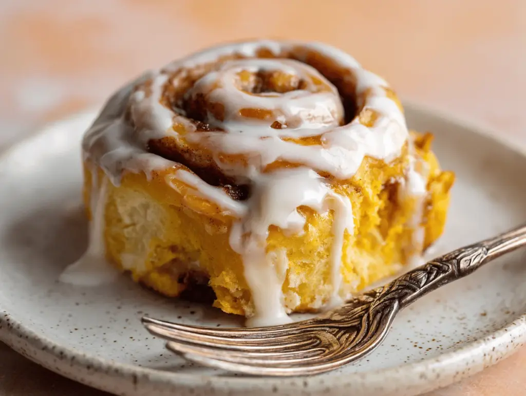 pumpkin cinnamon rolls - featured image
