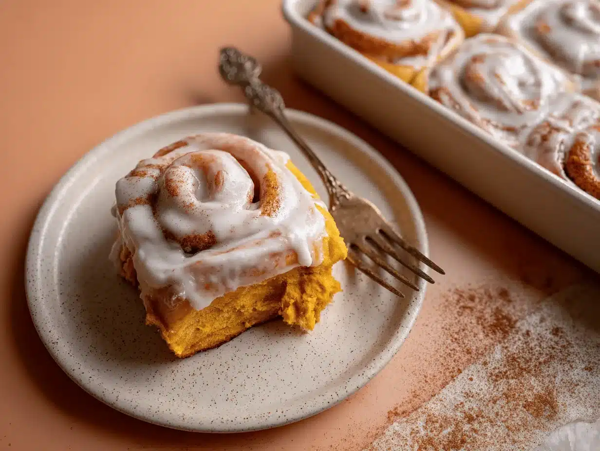 pumpkin cinnamon rolls preparation steps