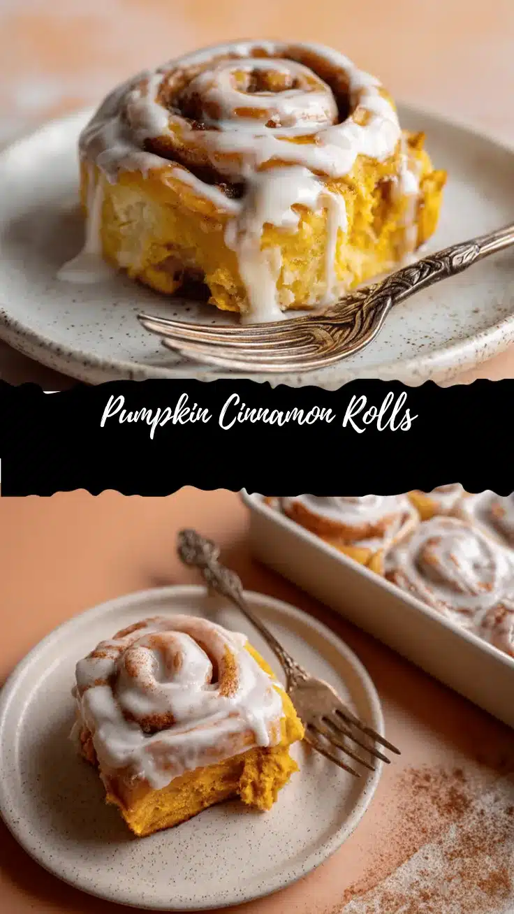 pumpkin cinnamon rolls recipe