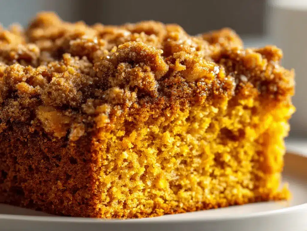 pumpkin coffee cake - featured image