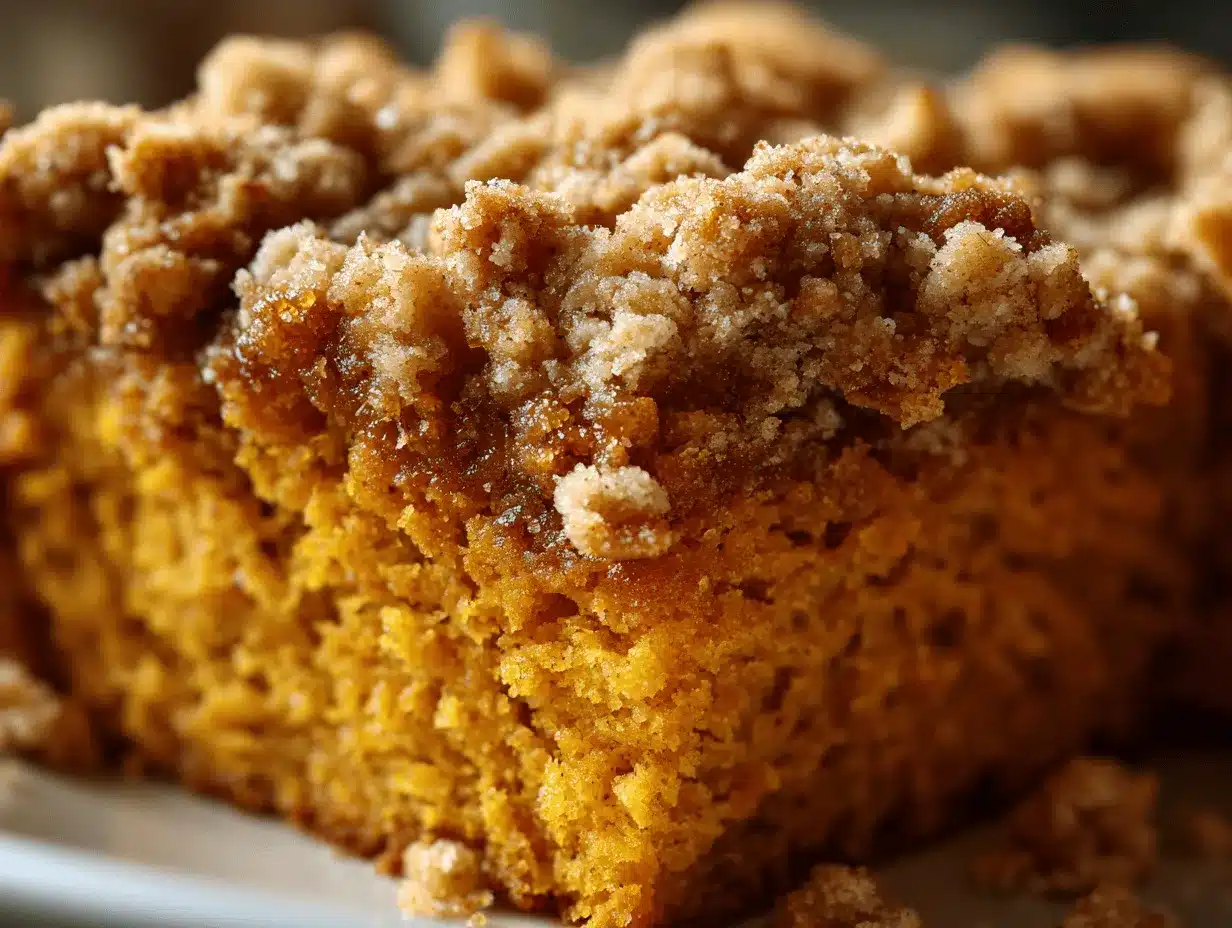pumpkin coffee cake preparation steps