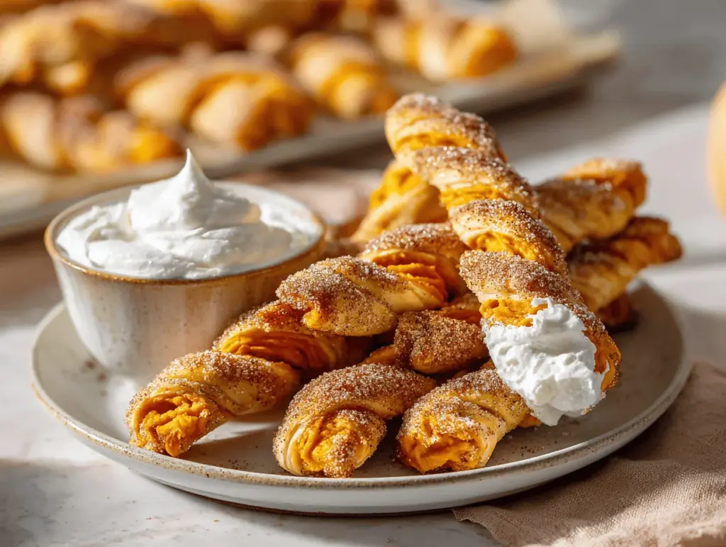 pumpkin pie twists - featured image
