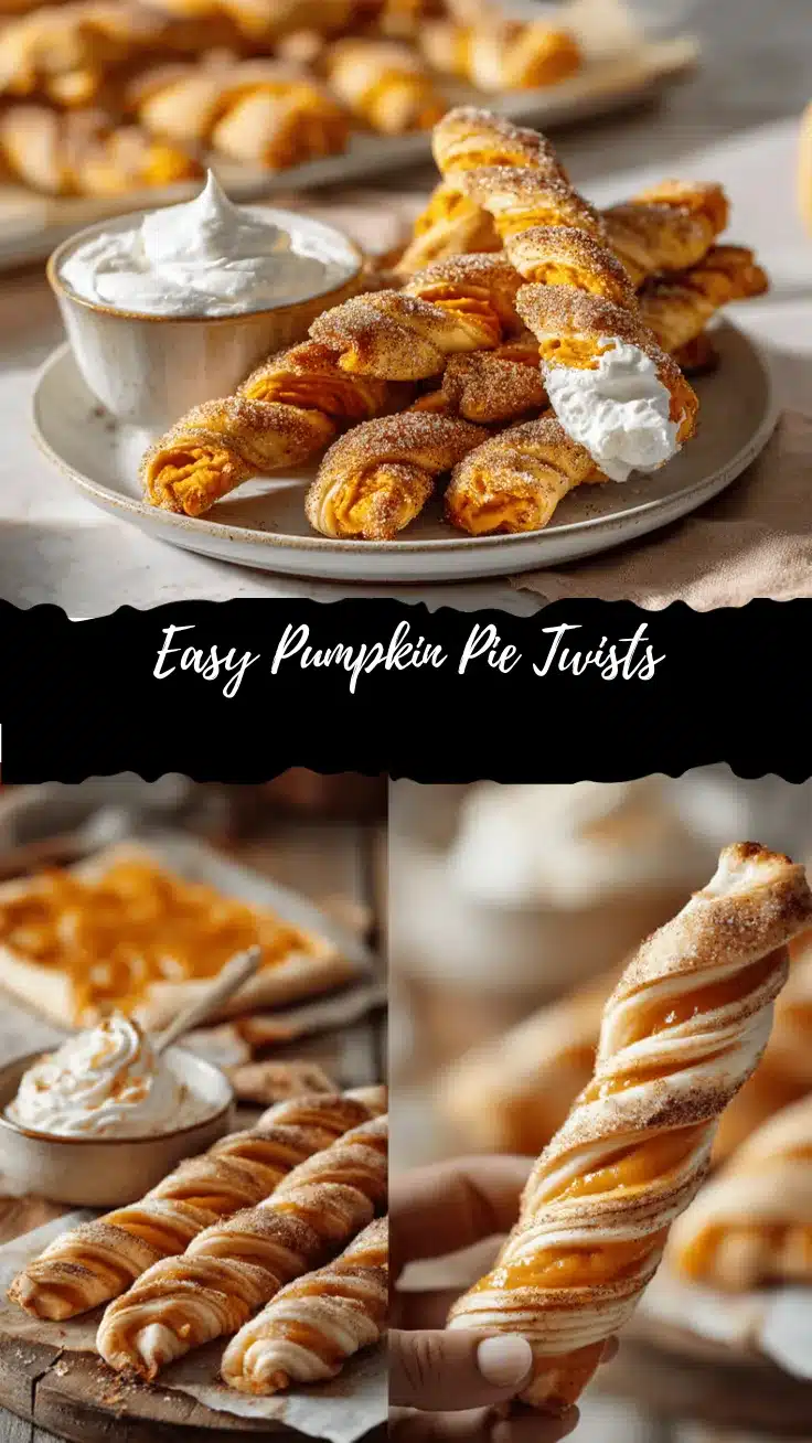 pumpkin pie twists recipe