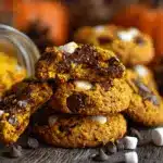 pumpkin smores cookies - featured image