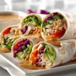 Thai Peanut Chicken Wraps - featured image