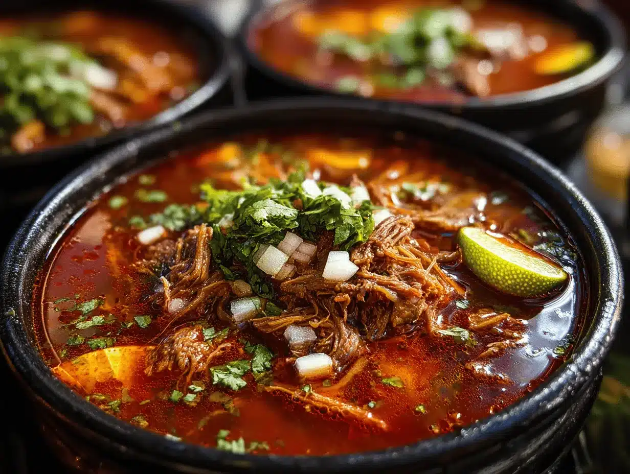 traditional Mexican birria preparation steps