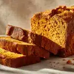 vanilla pudding pumpkin bread - featured image