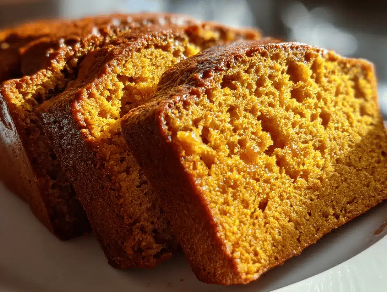 vanilla pudding pumpkin bread preparation steps