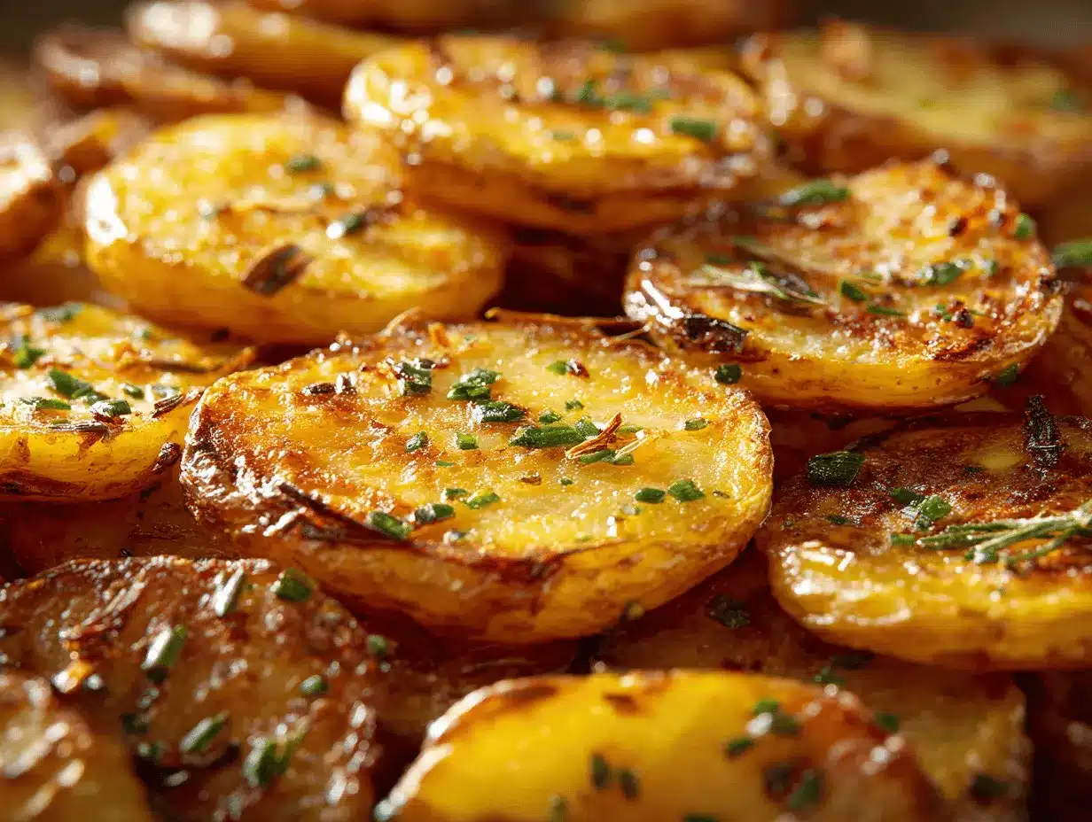 baked potato slices preparation steps