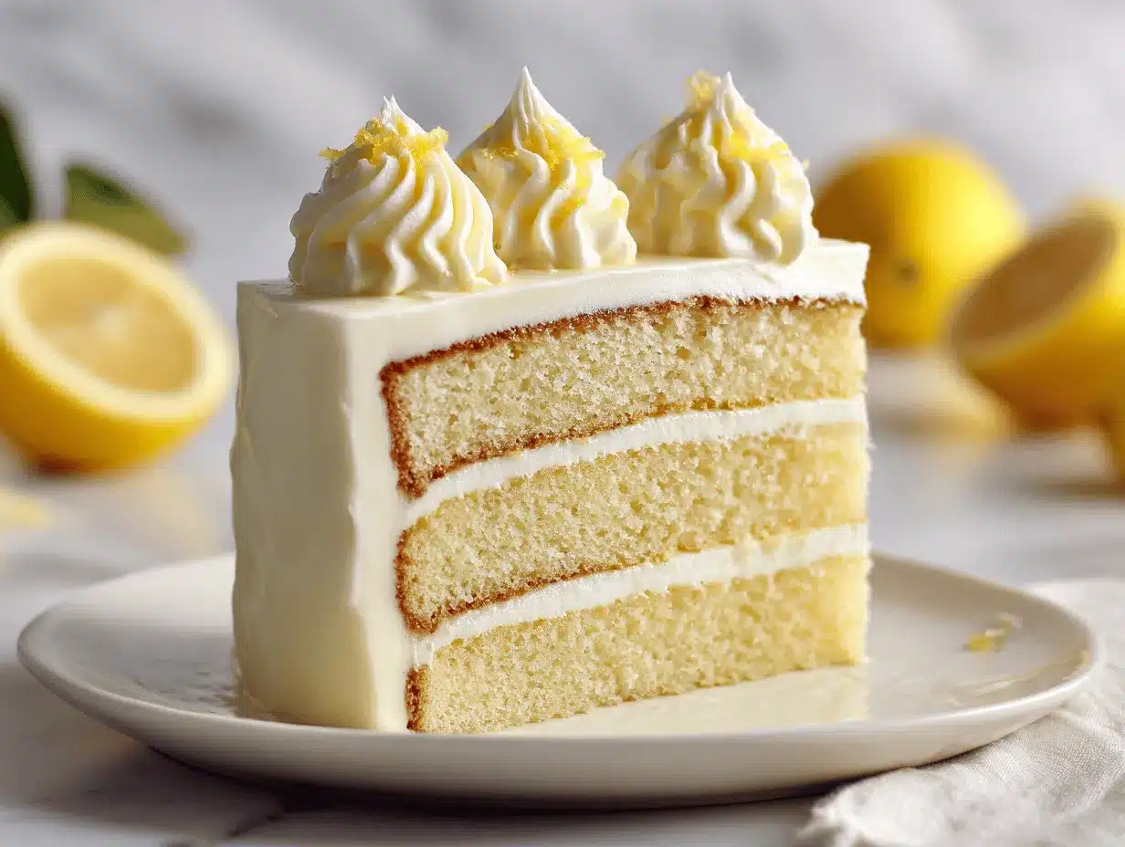 Cheesecake Factory Italian Lemon Cream Cake preparation steps
