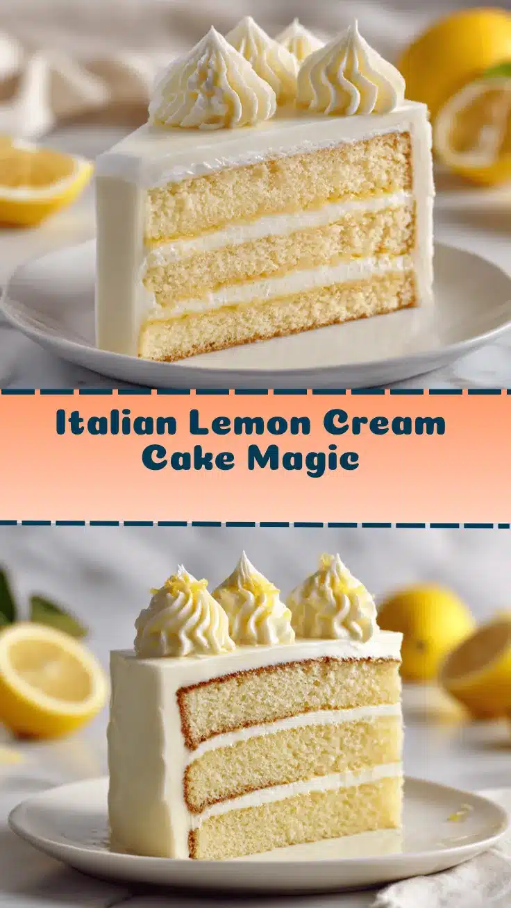 Cheesecake Factory Italian Lemon Cream Cake recipe