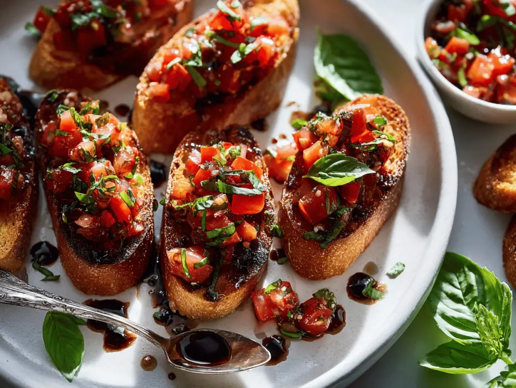 classic Italian bruschetta recipe - featured image