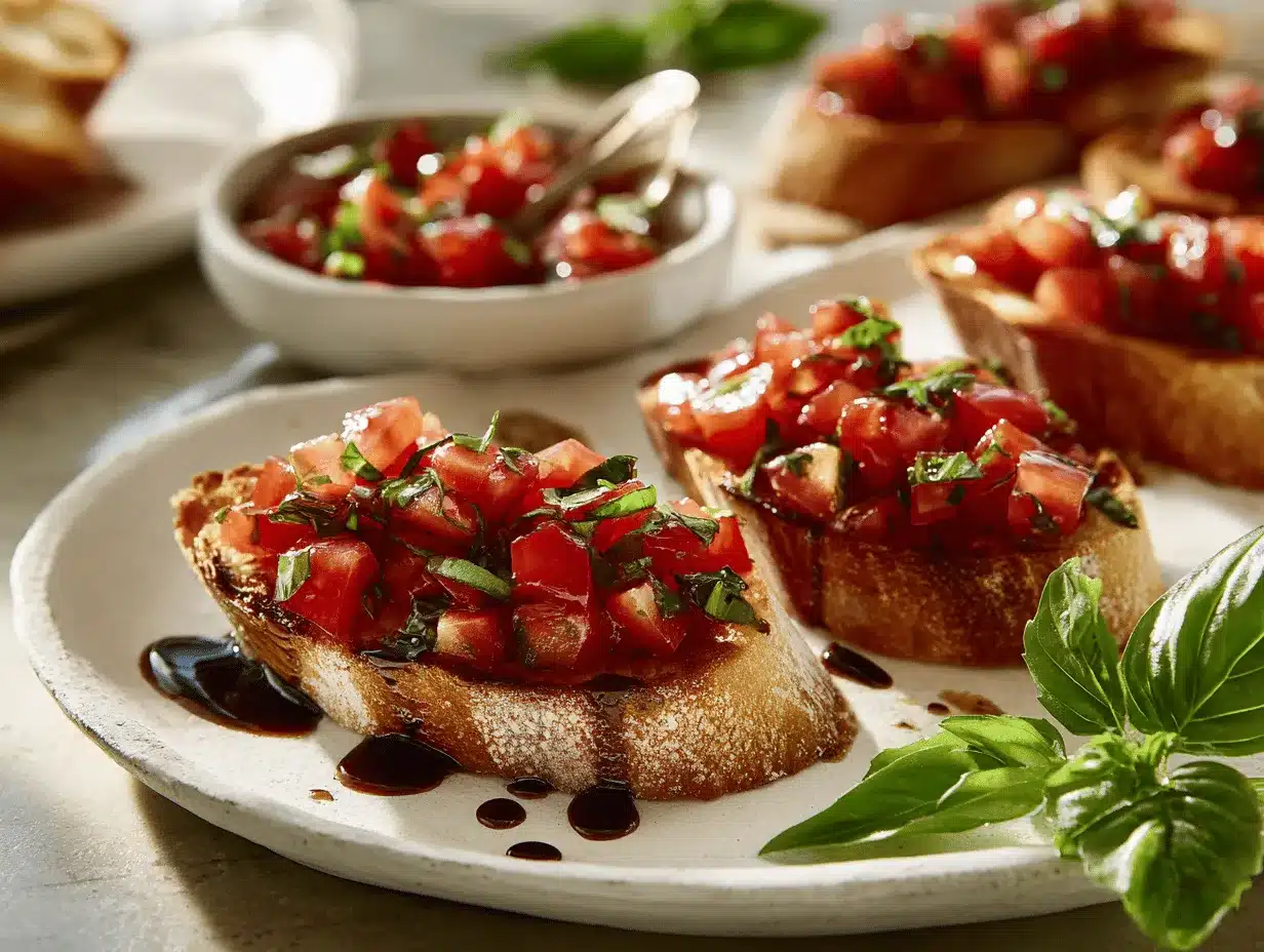 classic Italian bruschetta recipe preparation steps