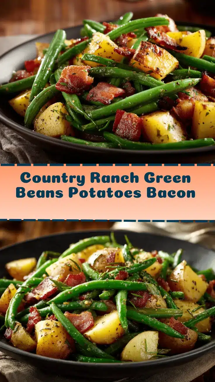 country ranch green beans and potatoes with bacon recipe
