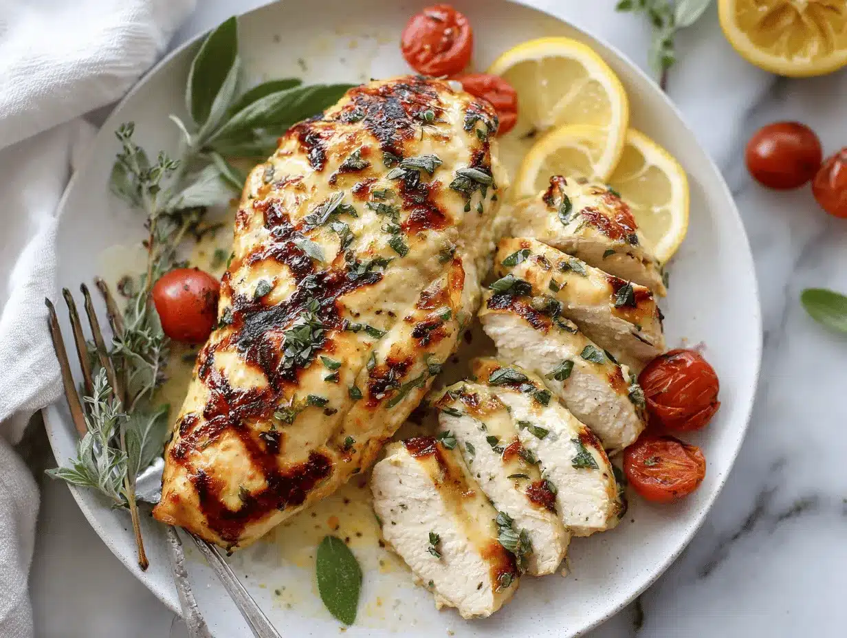 Greek chicken marinade with Greek yogurt preparation steps