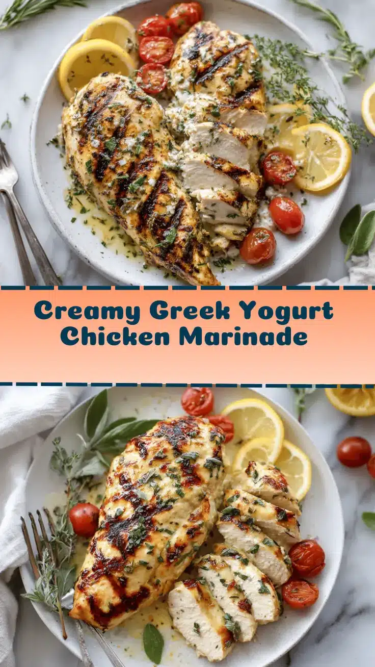 Greek chicken marinade with Greek yogurt recipe