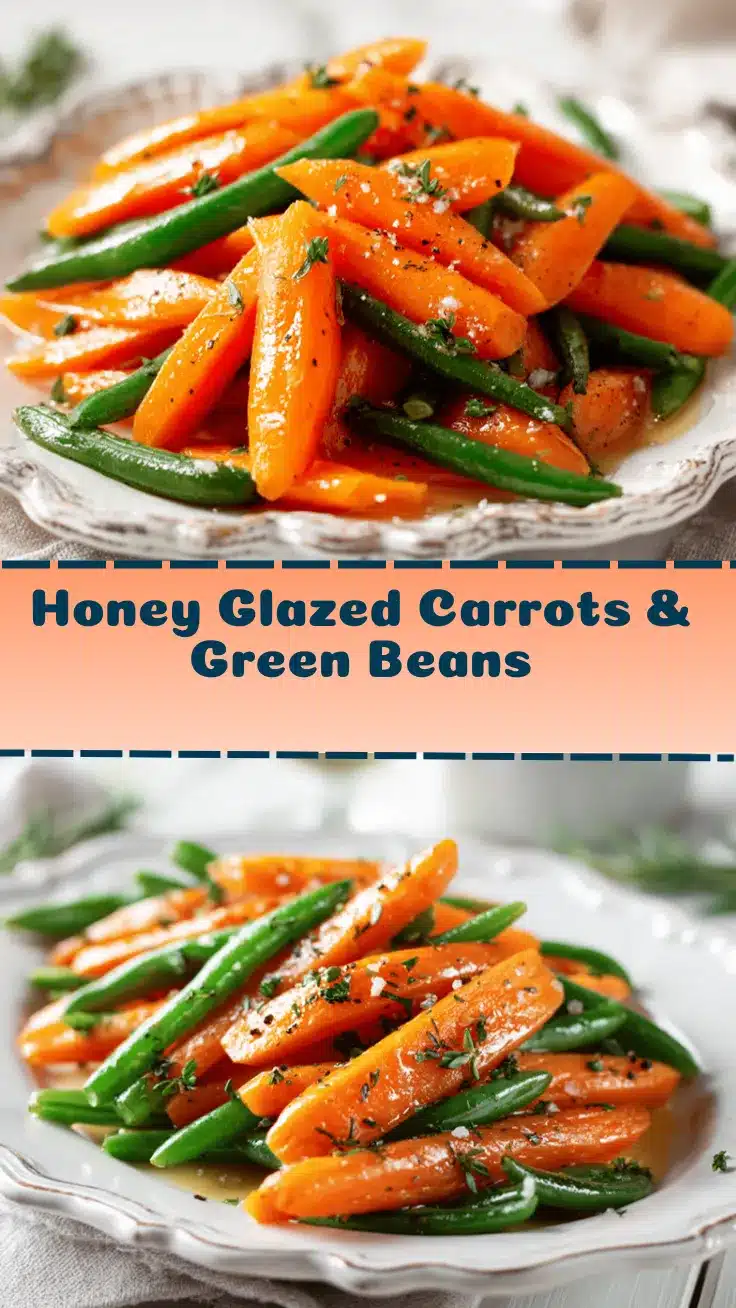 honey glazed carrots and green beans recipe