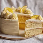 lemon birthday cake - featured image