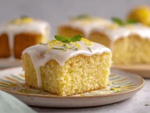 lemon cake recipe - featured image