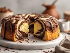 marble cake recipe - featured image